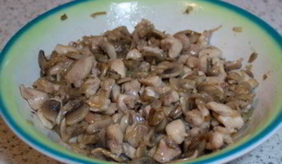 пирожки с курицей и грибами