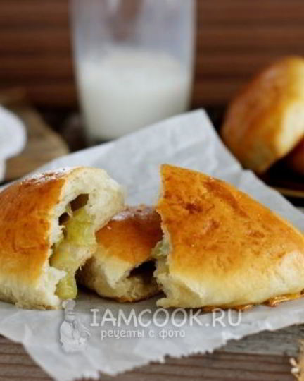 Рецепт пирожков с ревенем