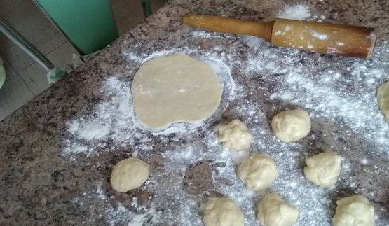 пирожки с рисом и яйцом