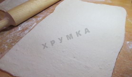 пирожки слоеные конвертики с сыром и ветчиной