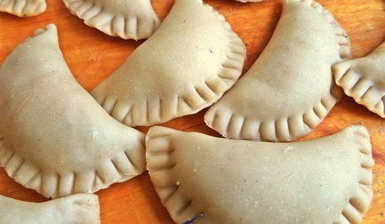 постные пирожки с фасолью