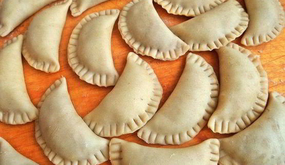 постные пирожки с фасолью