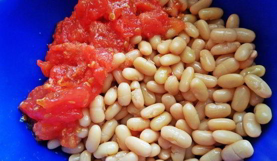 постные пирожки с фасолью