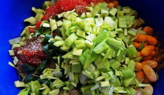 постные пирожки с фасолью