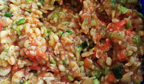 постные пирожки с фасолью