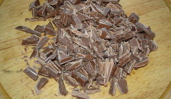 простые шоколадно-яблочные пирожки