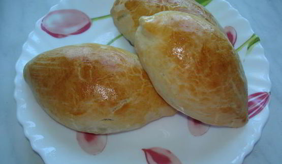 простые шоколадно-яблочные пирожки