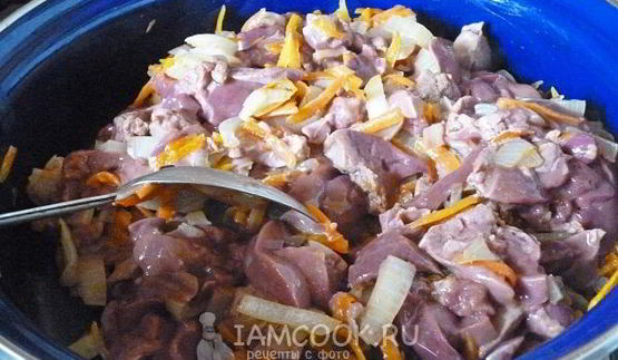 рисовые пирожки с куриной печенью