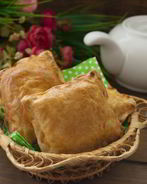 Слоеные пирожки с грибами