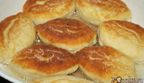 содовые пирожки с капустой, луком и яйцом