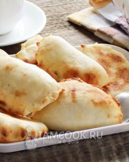 Рецепт творожных пирожков с яблоками