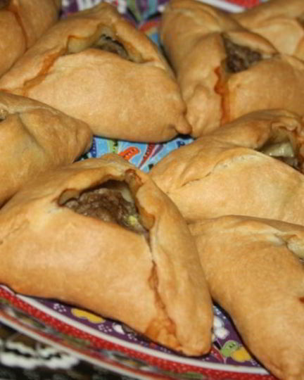 Рецепт эчпочмаков на бездрожжевом тесте с сочной начинкой из говядины и кабачка