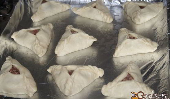 эчпочмаки на бездрожжевом тесте с сочной начинкой из говядины и кабачка