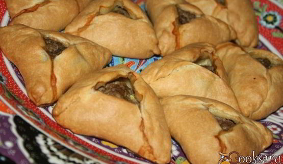 эчпочмаки на бездрожжевом тесте с сочной начинкой из говядины и кабачка