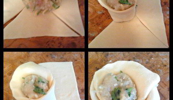 закусочные пирожки с курицей и сыром