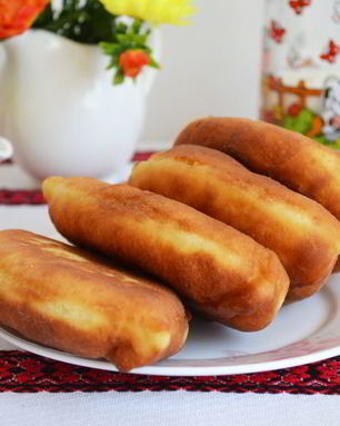 Жареные пирожки с капустой