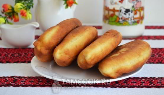 жареные пирожки с капустой