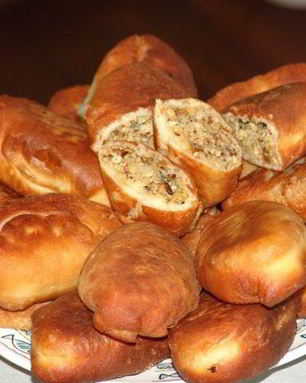 Жареные пирожки с требухой