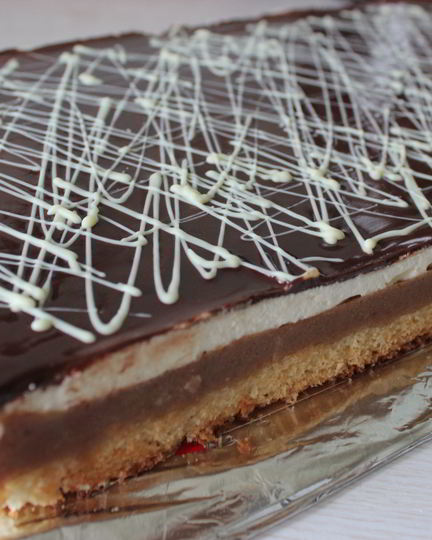 Рецепт бананового пирожного