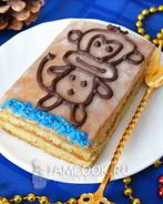 Бисквитные пирожные Обезьянки