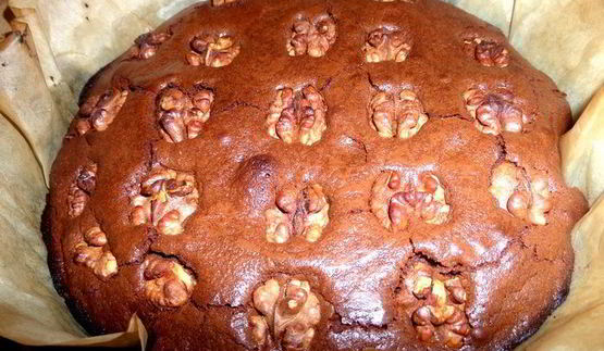 брауни с грецкими орехами