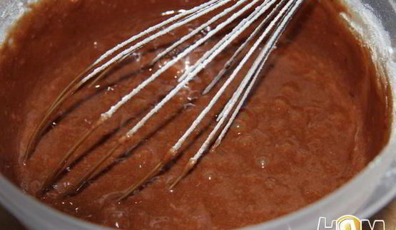 брауни с творогом и вишней