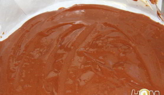 брауни с творогом и вишней