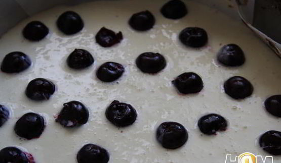 брауни с творогом и вишней