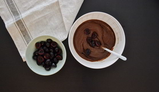 брауни с вишней