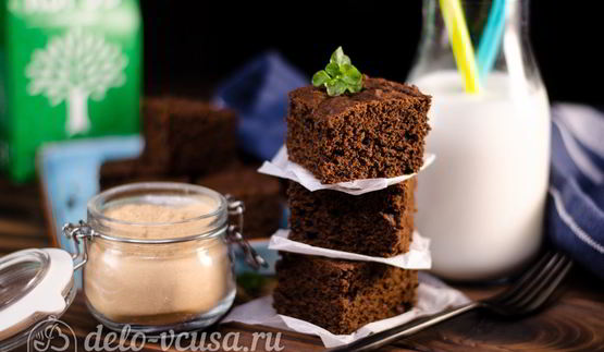 диетический брауни с кэробом