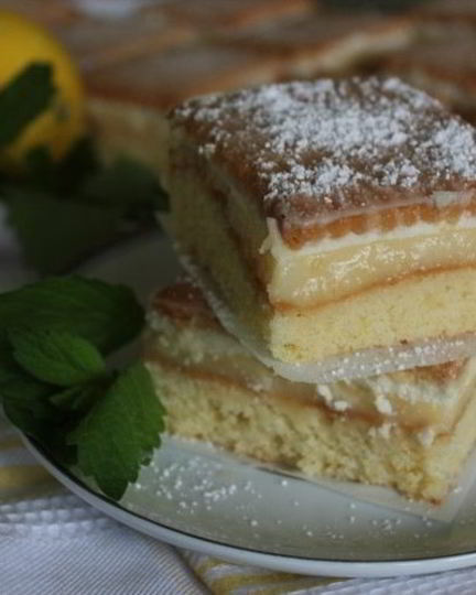 Рецепт лимонных пирожных