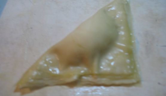 пирожное аромат розы из теста фило с кремом