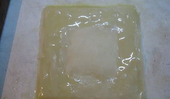 пирожное аромат розы из теста фило с кремом