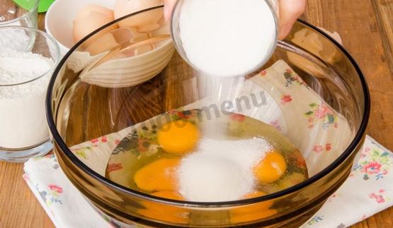 пирожное бисквитное с кремом