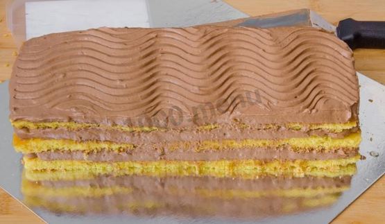 пирожное бисквитное с кремом