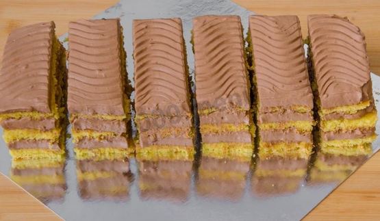 пирожное бисквитное с кремом