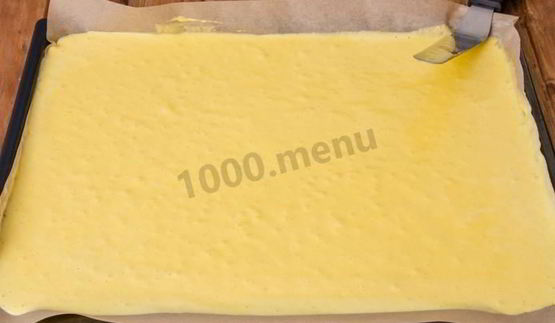 пирожное бисквитное с кремом