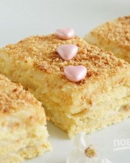 Рецепт пирожного наполеон