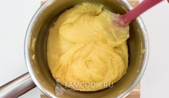 пирожное пари-брест с кофейным кремом