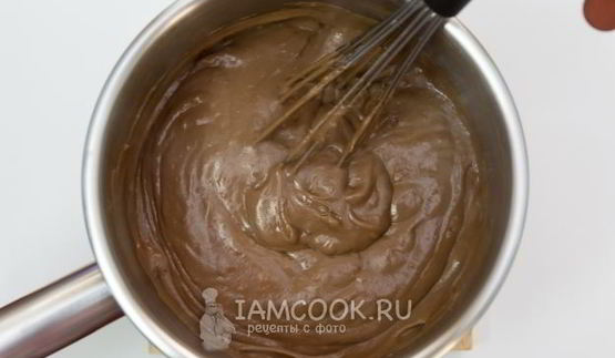 пирожное пари-брест с кофейным кремом