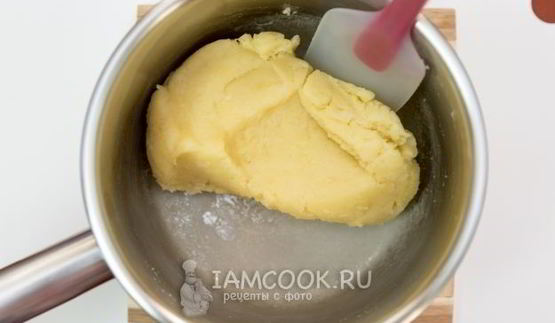 пирожное пари-брест с кофейным кремом