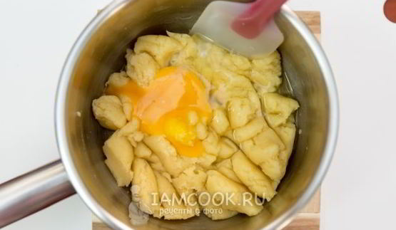 пирожное пари-брест с кофейным кремом