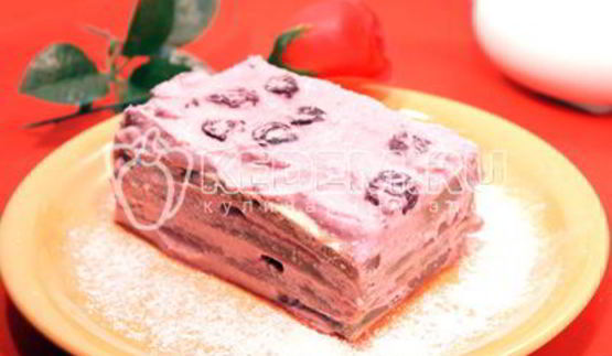 пирожное с вишней