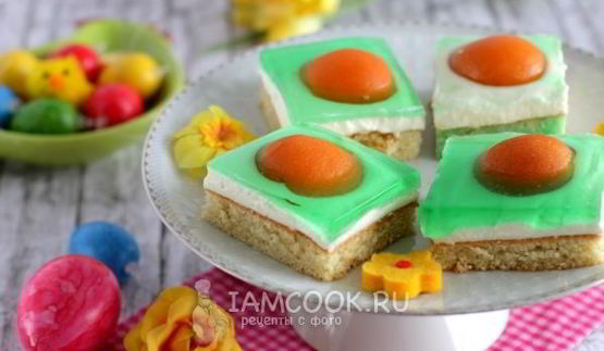 пирожные глазунья