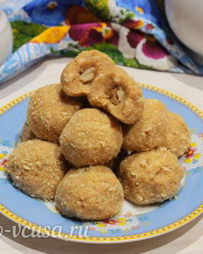 Пирожные из печенья и сгущенки