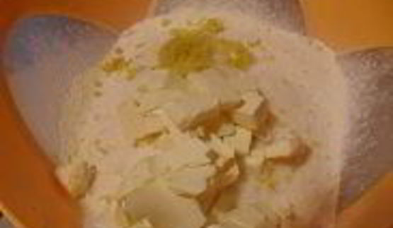 пирожные лимонные квадратики