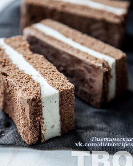 Рецепт правильного пирожного с творожной начинкой