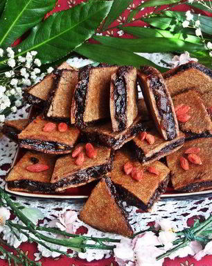 Ржаное пирожное постное