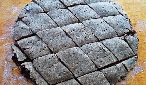 ржаное пирожное постное