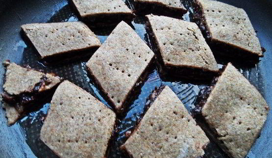 ржаное пирожное постное